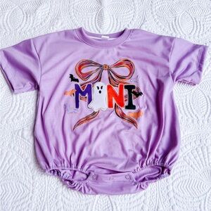 Purple Graphic Oversized T-Shirt Bubble NWOT